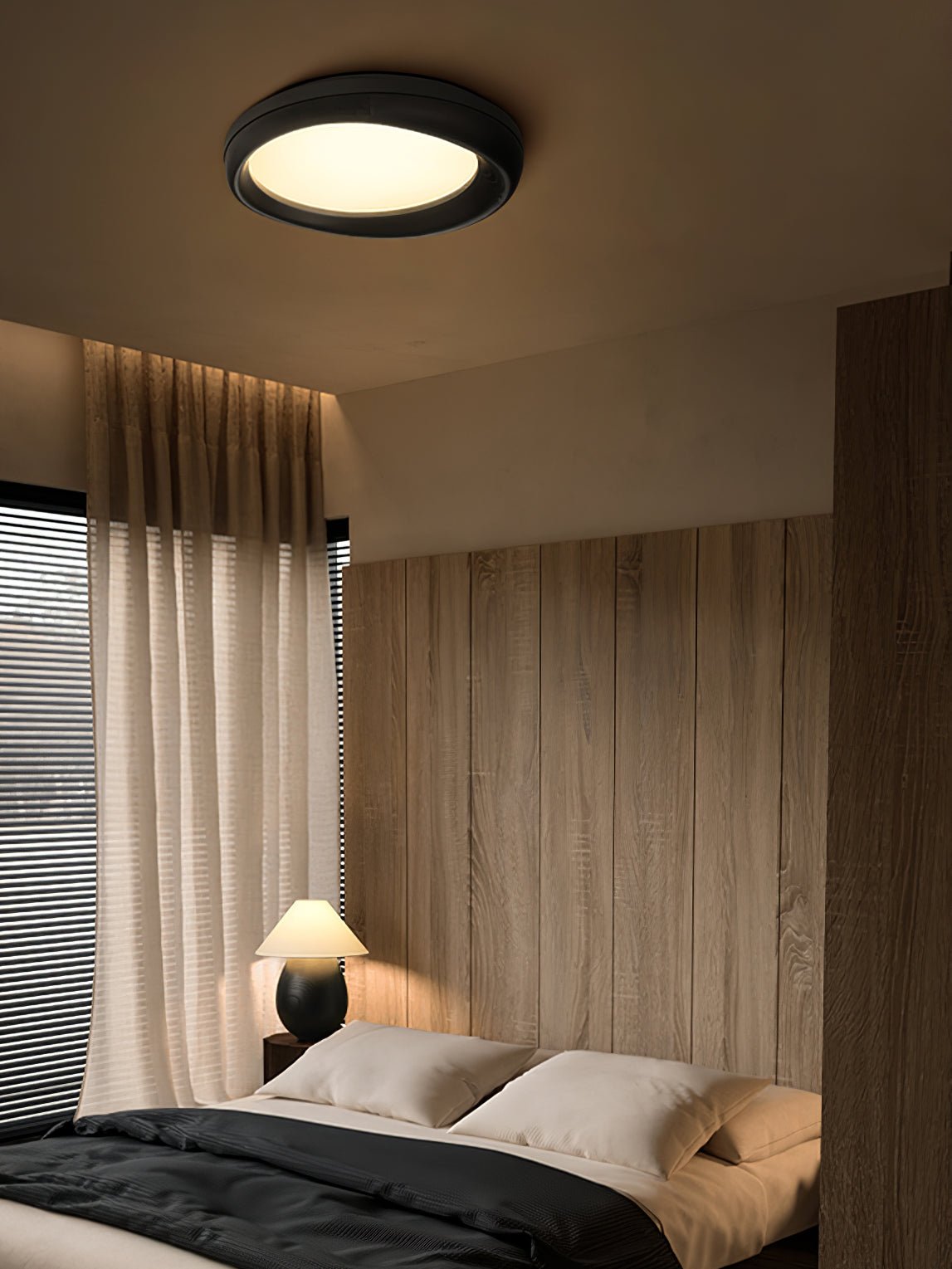 Zenova Wood Ceiling Light