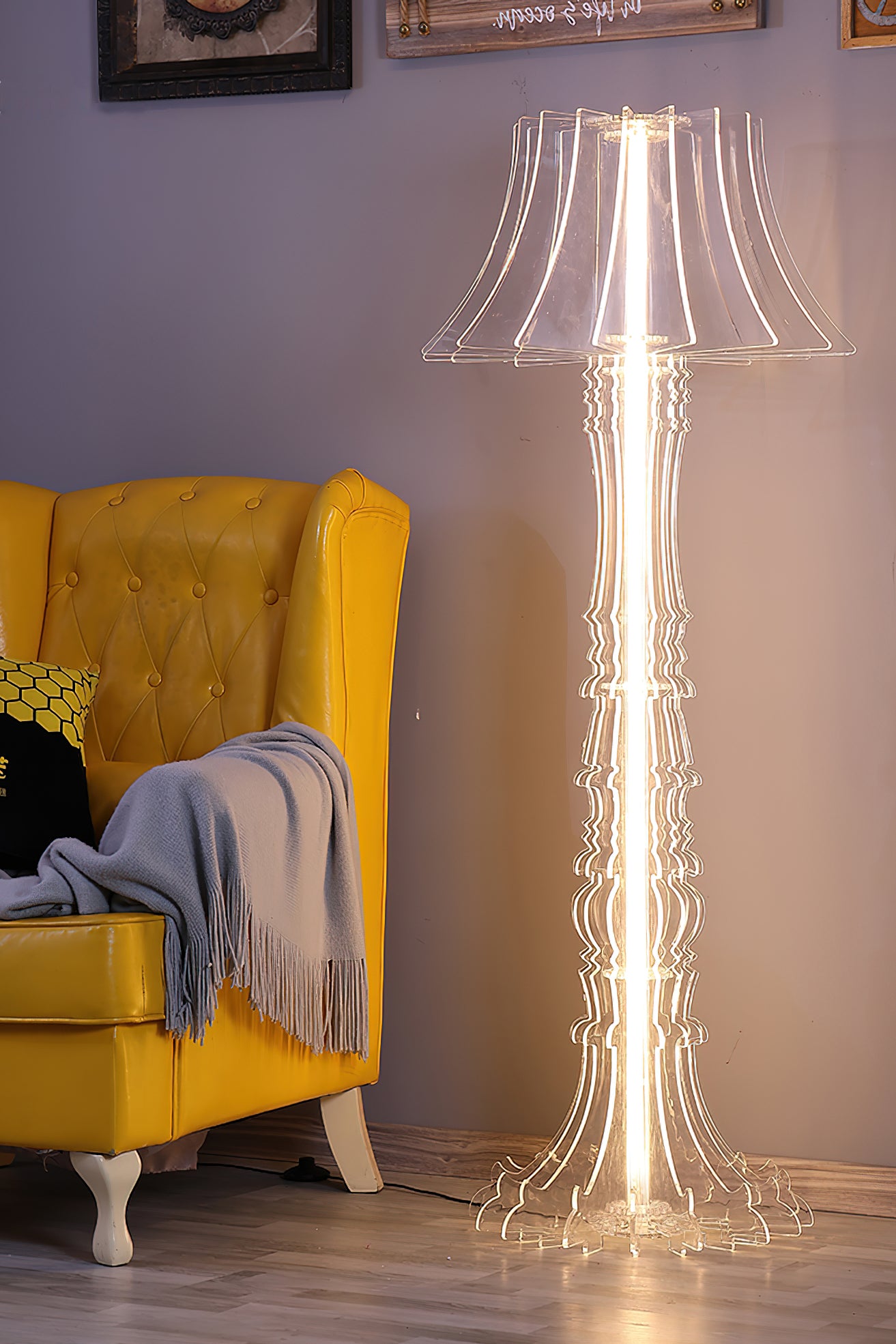 Josephine Table & Floor Lamp