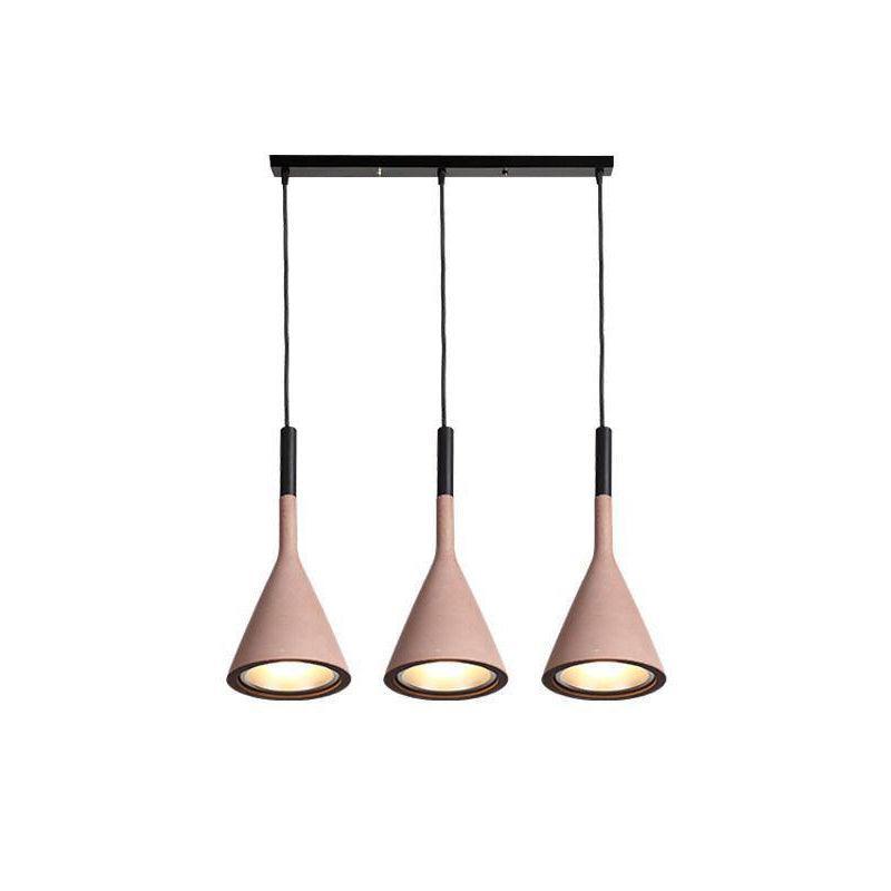 Conical Concrete Pendant Light