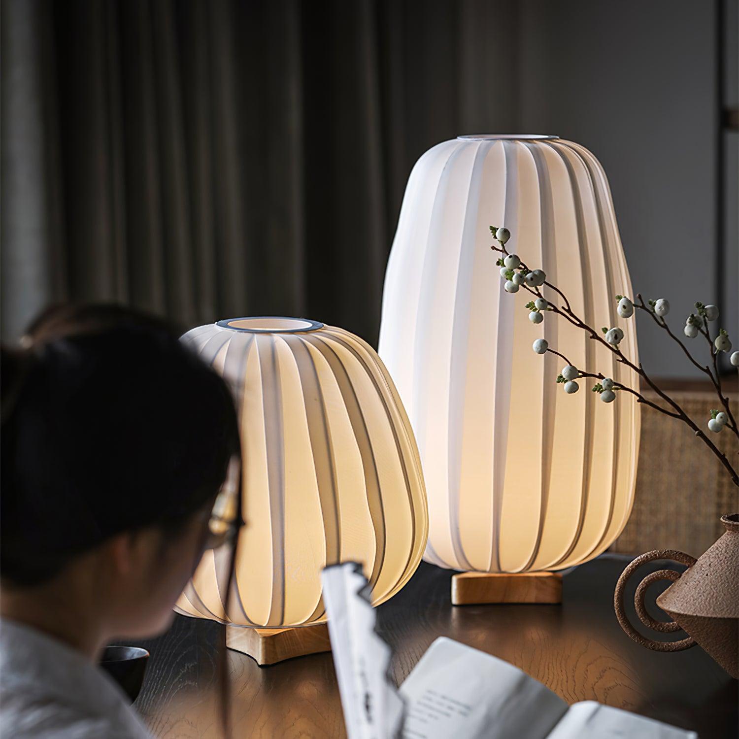 Fabric Minimalist Table Lamp