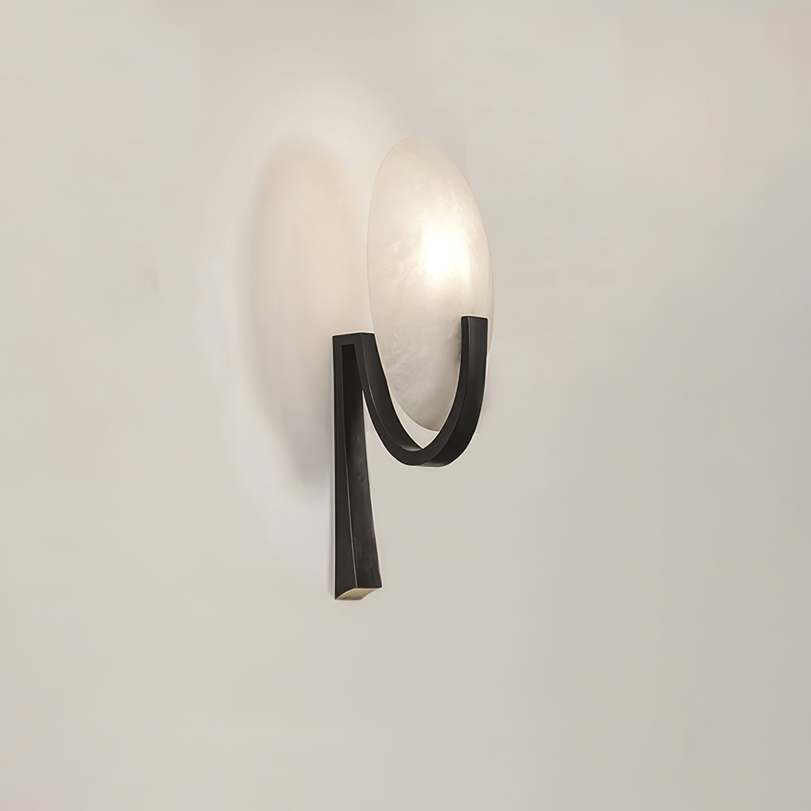 Alice Alabaster Plug-in Wall Lamp