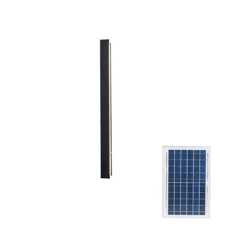 Long Strip Solar Outdoor Sconce