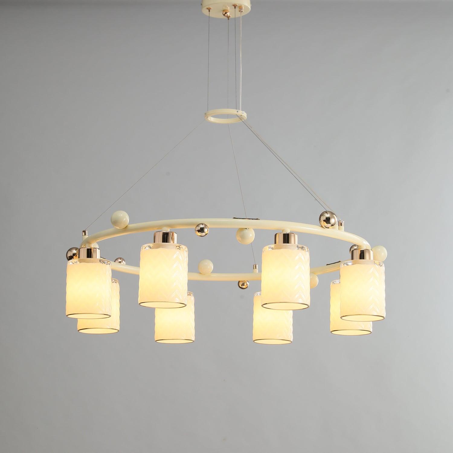 Ring Glass Cup Chandelier